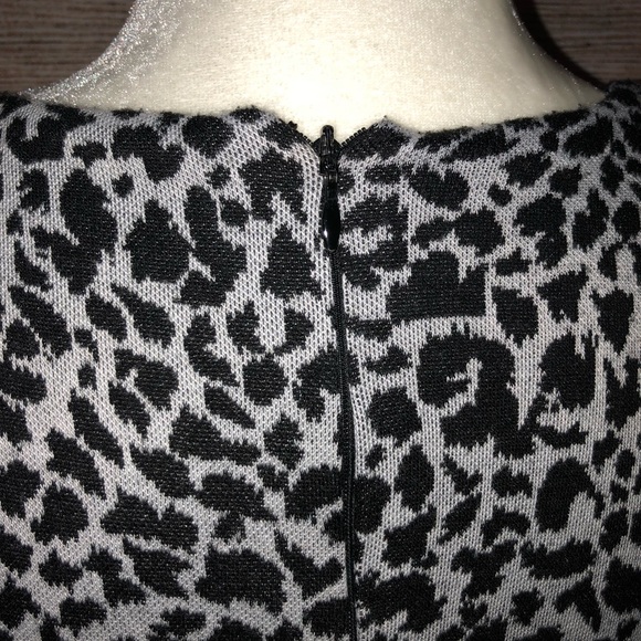 BUFFALO Black/Gray Leopard Dress - Picture 2 of 6